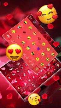 Beautiful Red Rose Keyboard screenshot 3