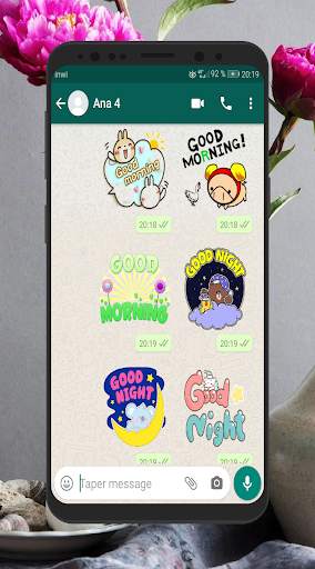 Good morning night Stickers screenshot 6