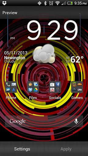 Tech Rings 2 Live Wallpaper Fr screenshot 3