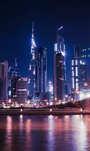 Dubai Night Live Wallpaper screenshot 2