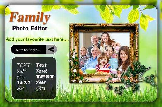 Family Photo Editor 4 تصوير الشاشة
