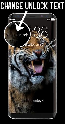Tiger Lock Screen 3 تصوير الشاشة