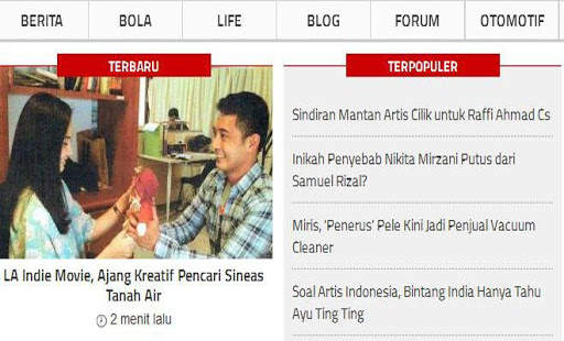 Detik Viva Tribun News screenshot 1
