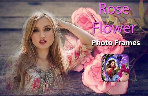 Rose Flower Photo Frames - magic love touch editor screenshot 2