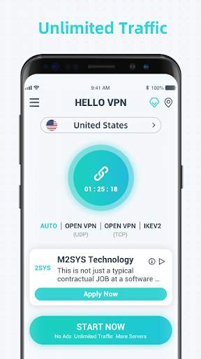 HelloVPN - Free Fast Stable Best Unlimited Proxy screenshot 3