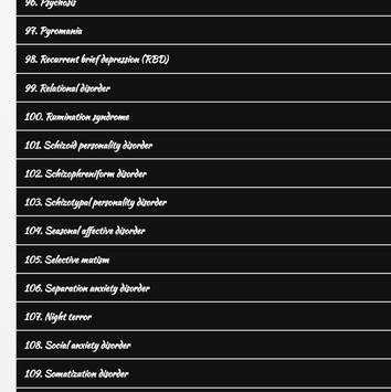 Mental Disorders screenshot 3