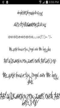 Fonts for FlipFont Tattoo screenshot 4