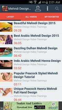Mehndi Designs Video Trainings screenshot 2