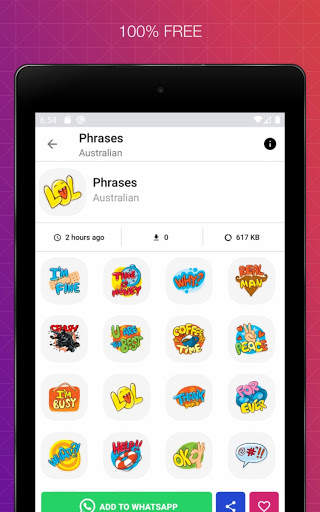 Australia stickers for WhatsApp / WAStickerApps screenshot 9
