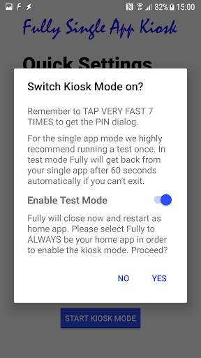 Fully Single App Kiosk screenshot 3