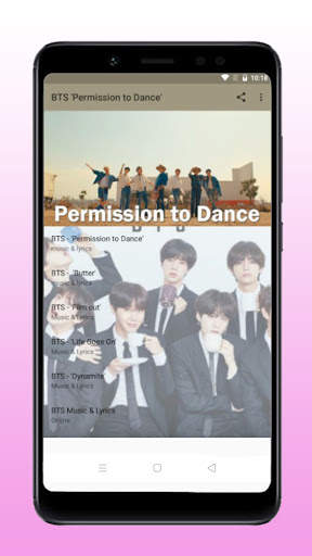 BTS 'Permission to Dance' | Music Offline screenshot 1