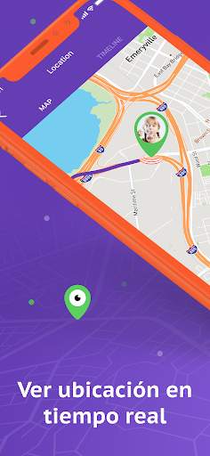 Mobile Tracker App - Kidgy screenshot 1