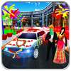 Bridal Limo Car & Wedding Bus 3d logo