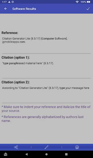 Citation Generator Lite screenshot 8