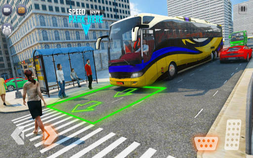 Passenger Modern Bus Simulation-City driving 2021 screenshot 8
