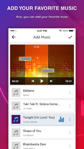 Music Bit Wave - Particle.ly Video Status Maker स्क्रीनशॉट 3