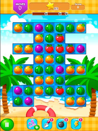 Juice Fresh - puzzle match 3 g screenshot 1