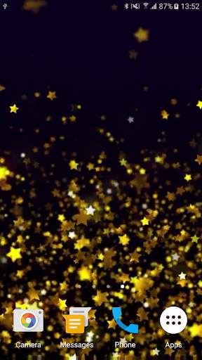 Gold Stars Live Wallpaper screenshot 3