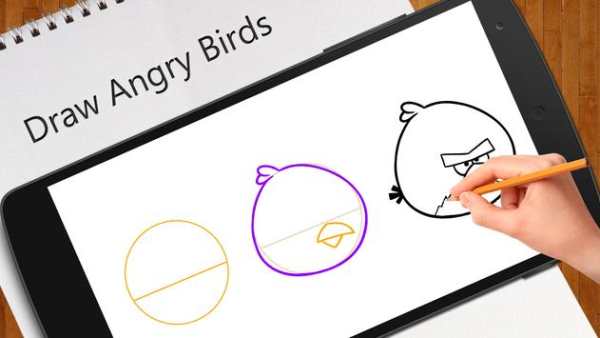 Learn To Draw Angry Birds स्क्रीनशॉट 1