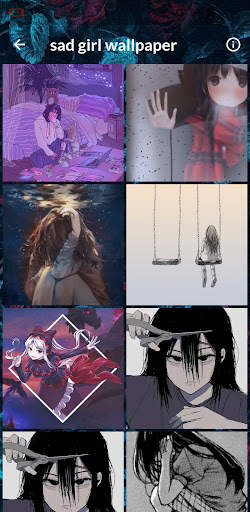sad girl wallpaper screenshot 5