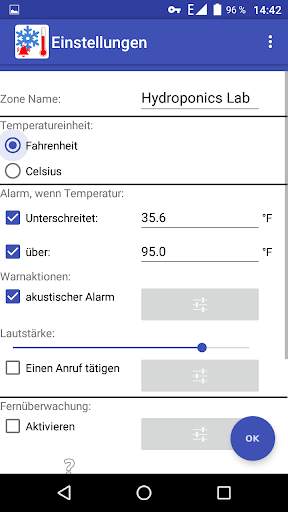 Temperatur-Alarm screenshot 3