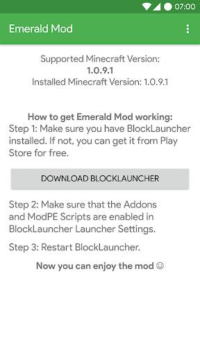 Emerald Mod for Minecraft: PE screenshot 2