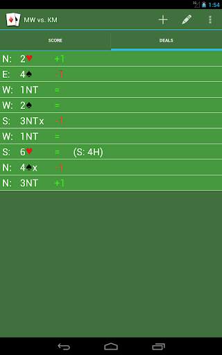 Bridge Score – rubber bridge screenshot 6