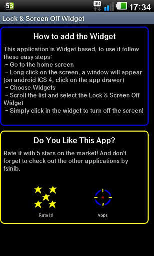 Lock & Screen Off Widget screenshot 2