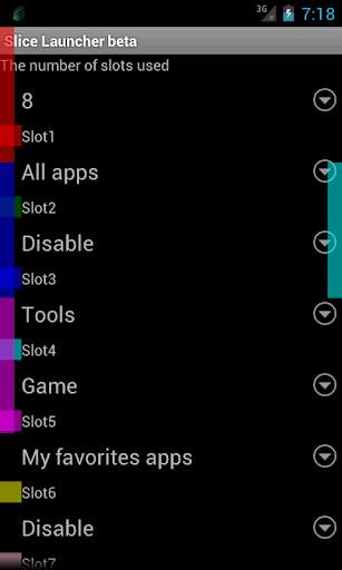 Slice Launcher beta screenshot 3