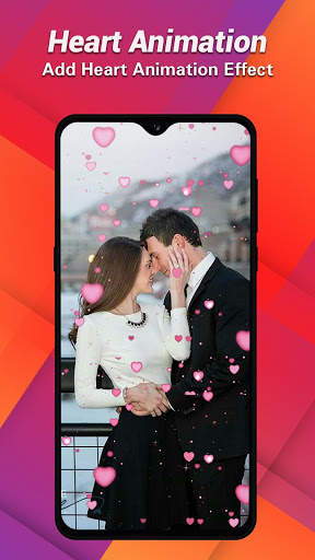 Heart Photo Effect Video Maker with Music screenshot 2