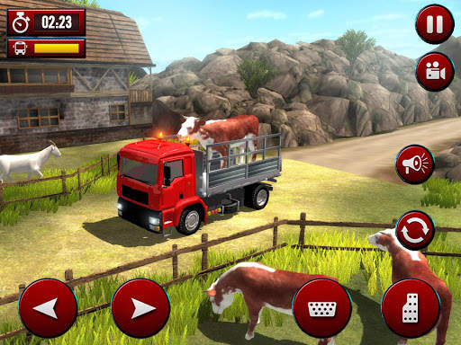 Virtual Horse Game: Animal Transport Truck Games screenshot 6