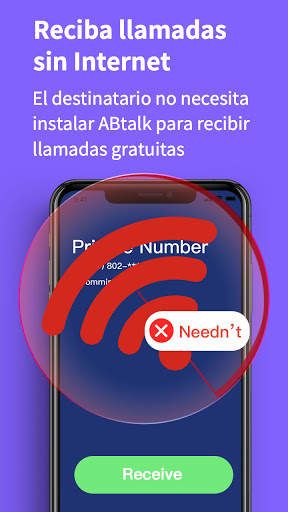 AbTalk Call - Llamada mundial screenshot 3