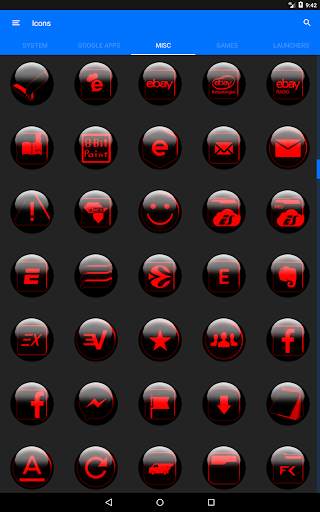 Red Glass Orb Icon Pack скриншот 21