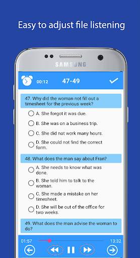 Toeic Test, Toeic Practice - Toeic Listening screenshot 6