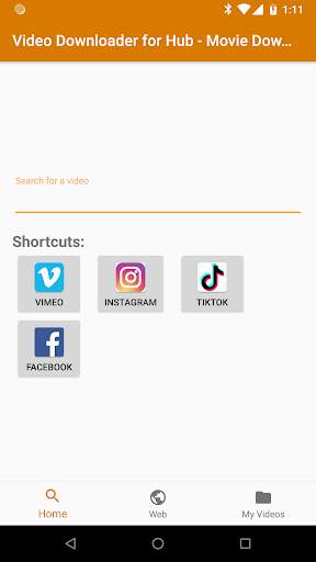 Video Downloader for Hub - Movie Downloader screenshot 1