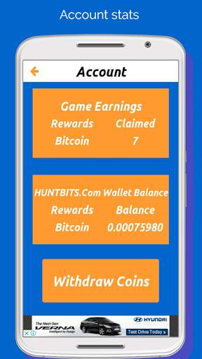 Free Bitcoin - HuntBits.com screenshot 2