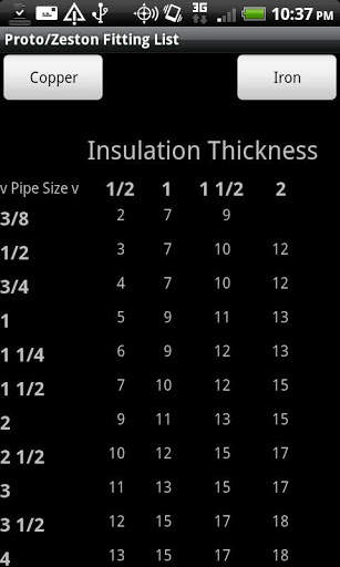Proto/Zeston Fittings List 2 تصوير الشاشة