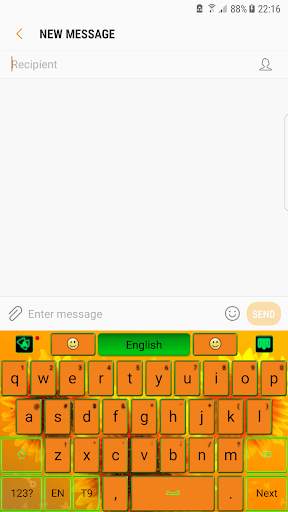 Sunflower Keyboard 🌻 screenshot 1