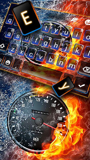 Fast Furious Speed Tema Papan Kekunci screenshot 2