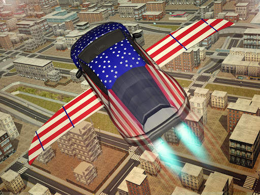 Free Flying Racing Car Driving screenshot 9