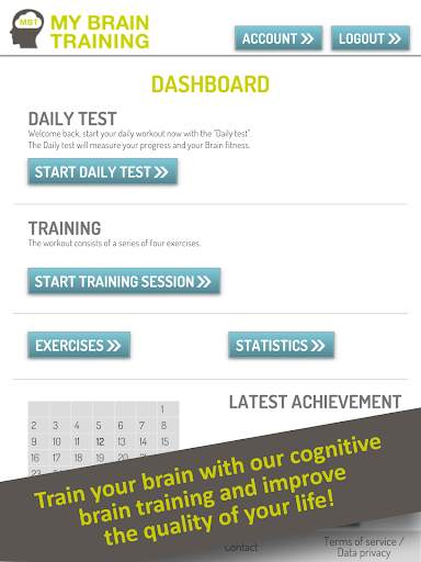 MyBrainTraining - effective and fun 11 تصوير الشاشة