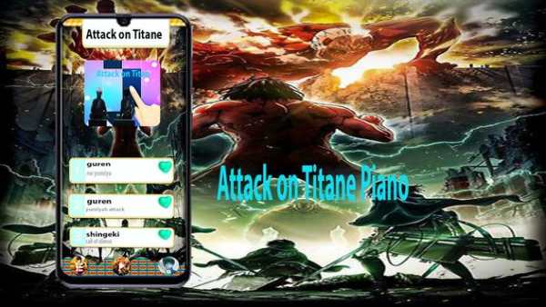 New Attack On Titan piano screenshot 3