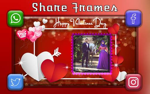 Valentine Day Photo Frame скриншот 5