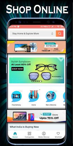 Online shopping App - Flipkart Amazon Club Factory screenshot 2
