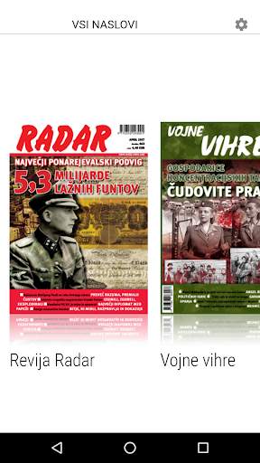 Revija RADAR स्क्रीनशॉट 1