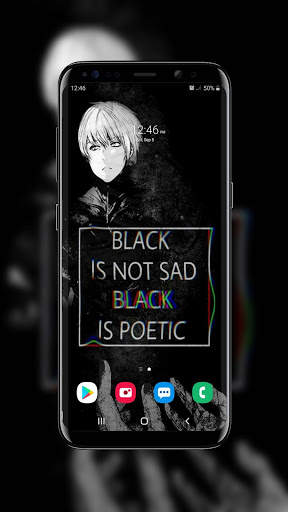 Black Sad Wallpaper screenshot 2