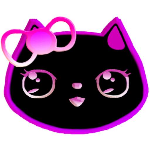 Neon Lily Kitty Live Wallpaper 1.1.4