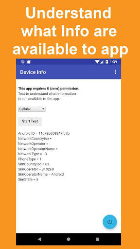 Information Capabilities of a Zero Permission App screenshot 6