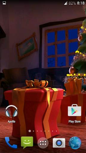 Christmas Santa 3D. Wallpaper screenshot 8