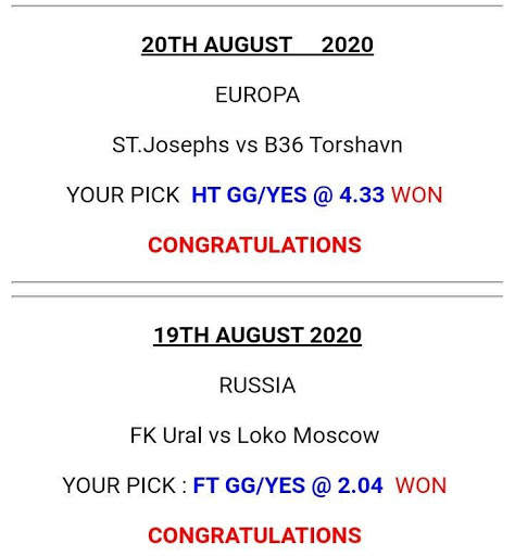 PREMIER BET SURE ODDS screenshot 3